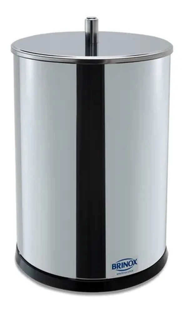 Lixeira Com Tampa Brinox Decorline 7,8 Litros