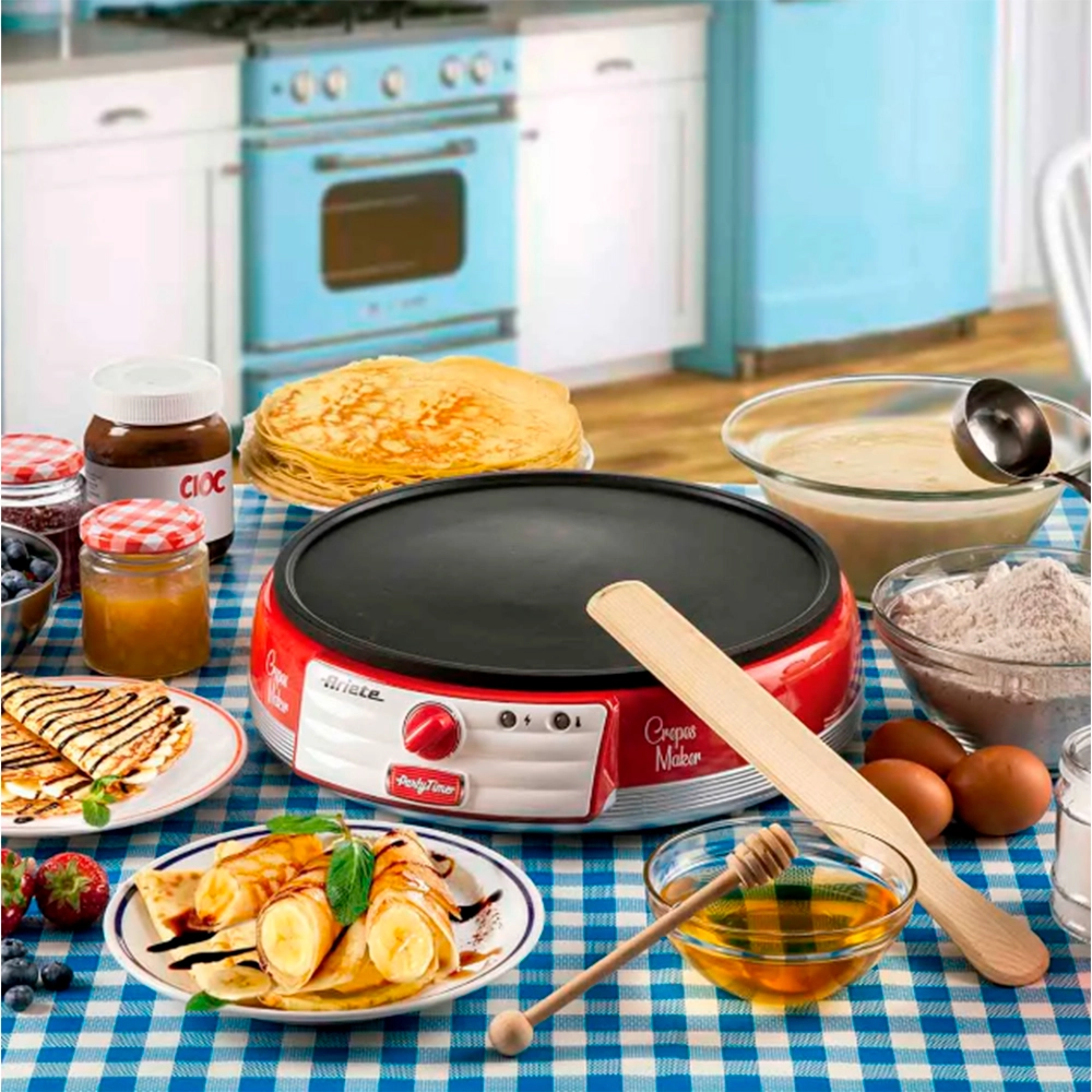 Máquina de Crepe Ariete Retrô Party Time 202 Máquina de Crepe Ariete Retrô Party Time 202