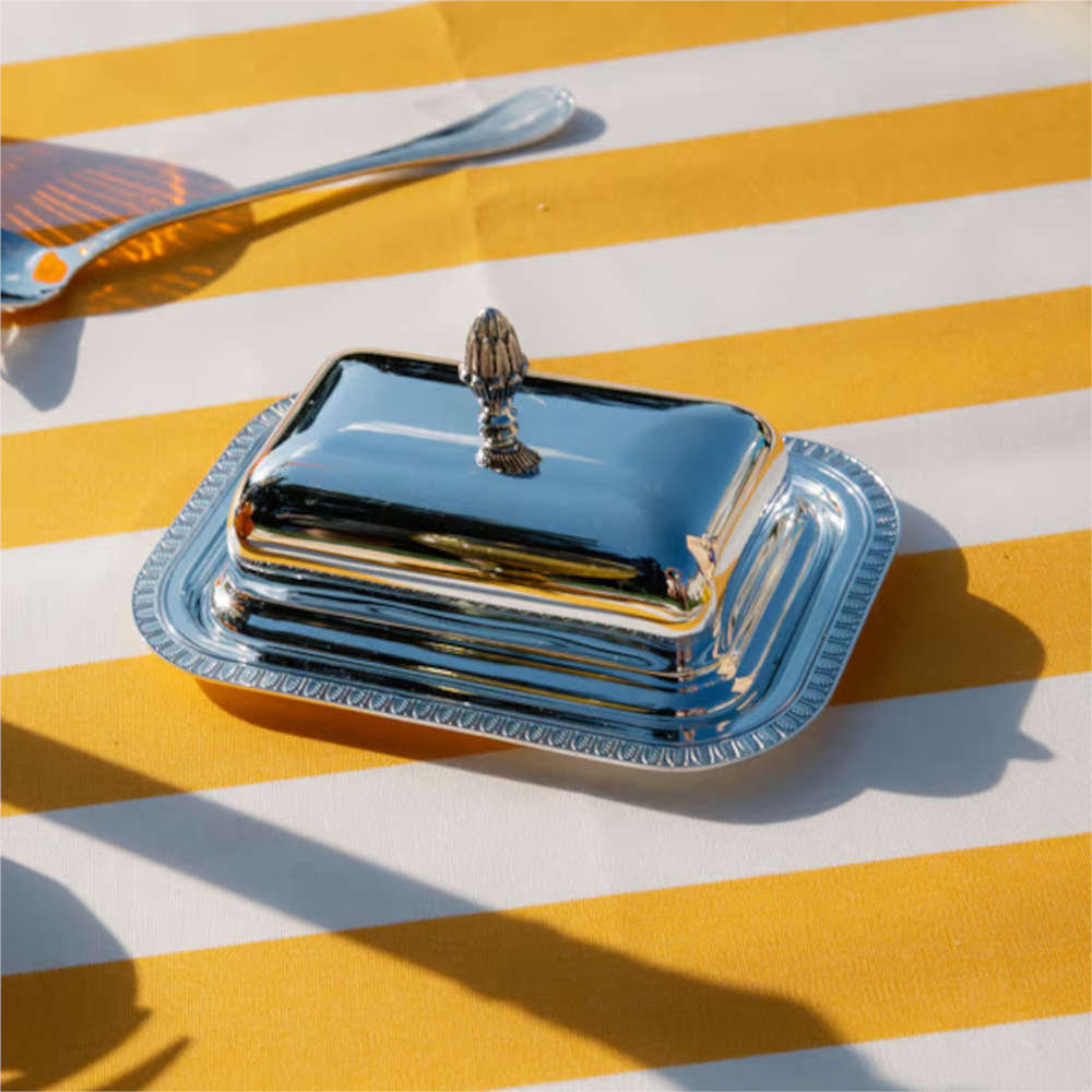 Manteigueira Retangular Malmaison Christofle