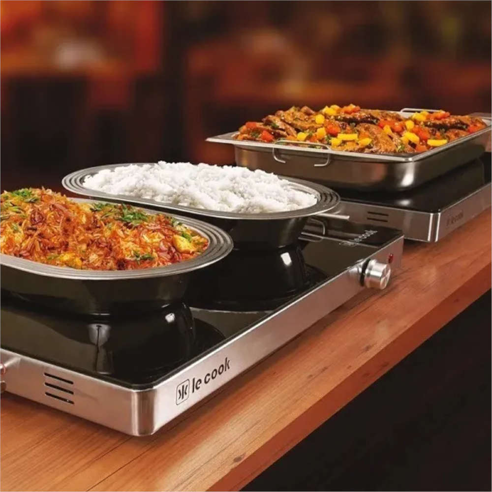Mesa Termica Le Cook de Vidro Temperado 110 V Mesa Termica Le Cook de Vidro Temperado 110 V