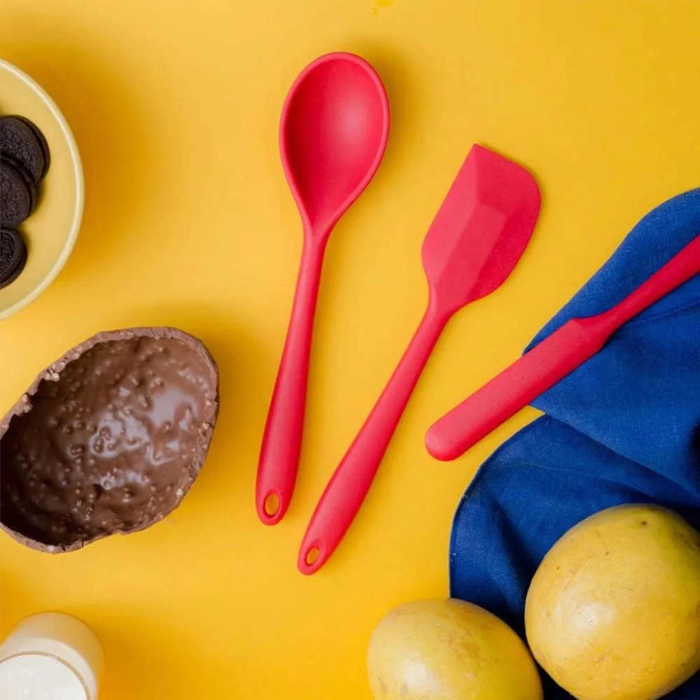 Mini Espátula Reta de Silicone Oikos