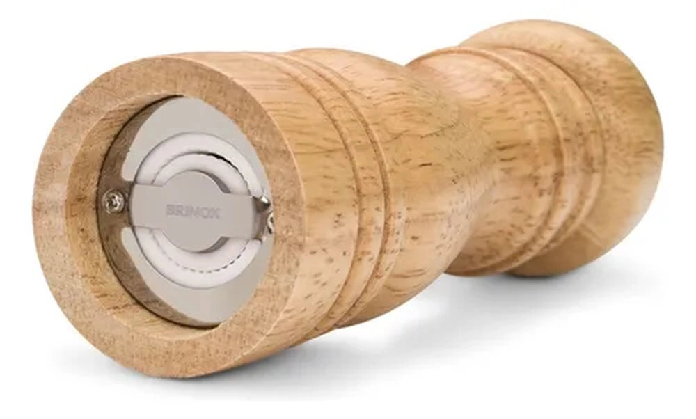 Moedor de Pimenta e Sal Brinox Parma Madeira 21 X 5 Cm Moedor de Pimenta e Sal Brinox Parma Madeira 21 X 5 Cm