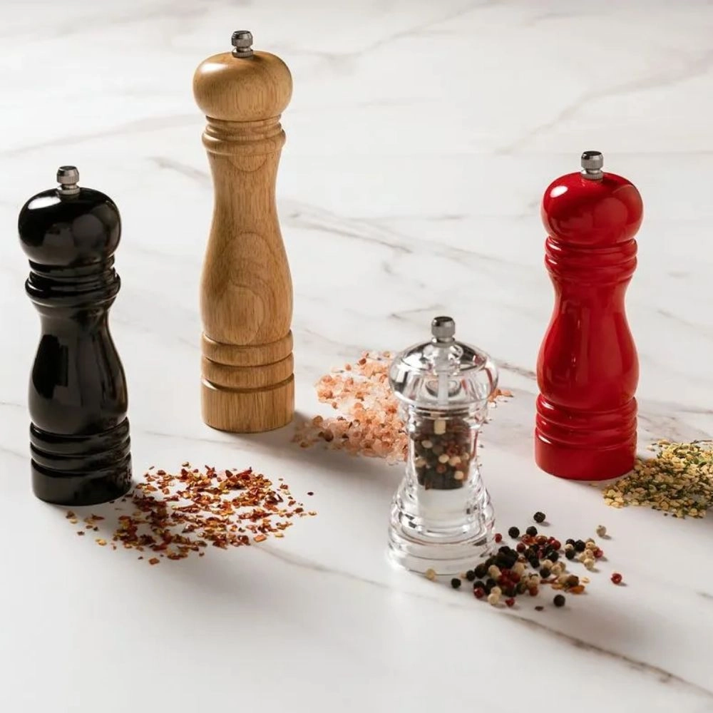 Moedor de Pimenta e Sal Brinox Parma Madeira 21 X 5 Cm Moedor de Pimenta e Sal Brinox Parma Madeira 21 X 5 Cm