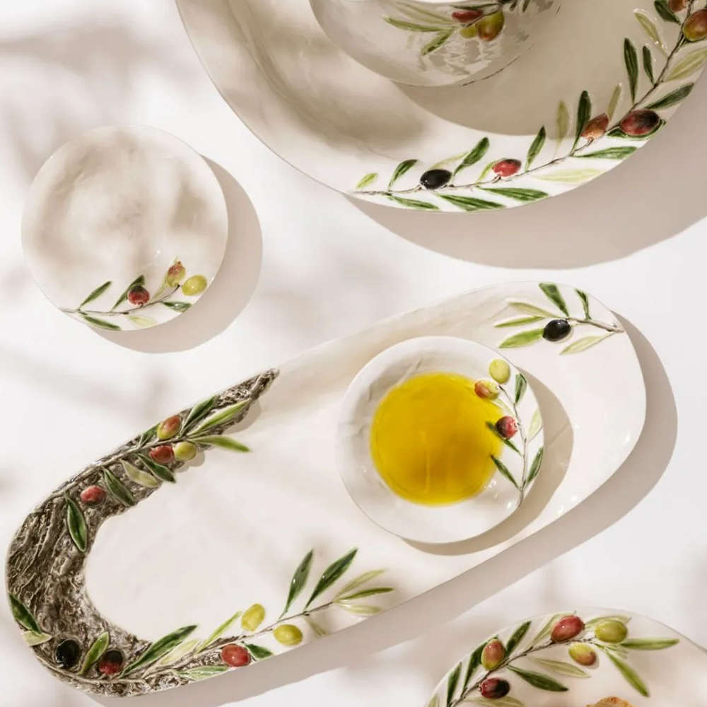 Olival Travessa Grande 40cm Bordalo Pinheiro Olival Travessa Grande 40cm Bordalo Pinheiro