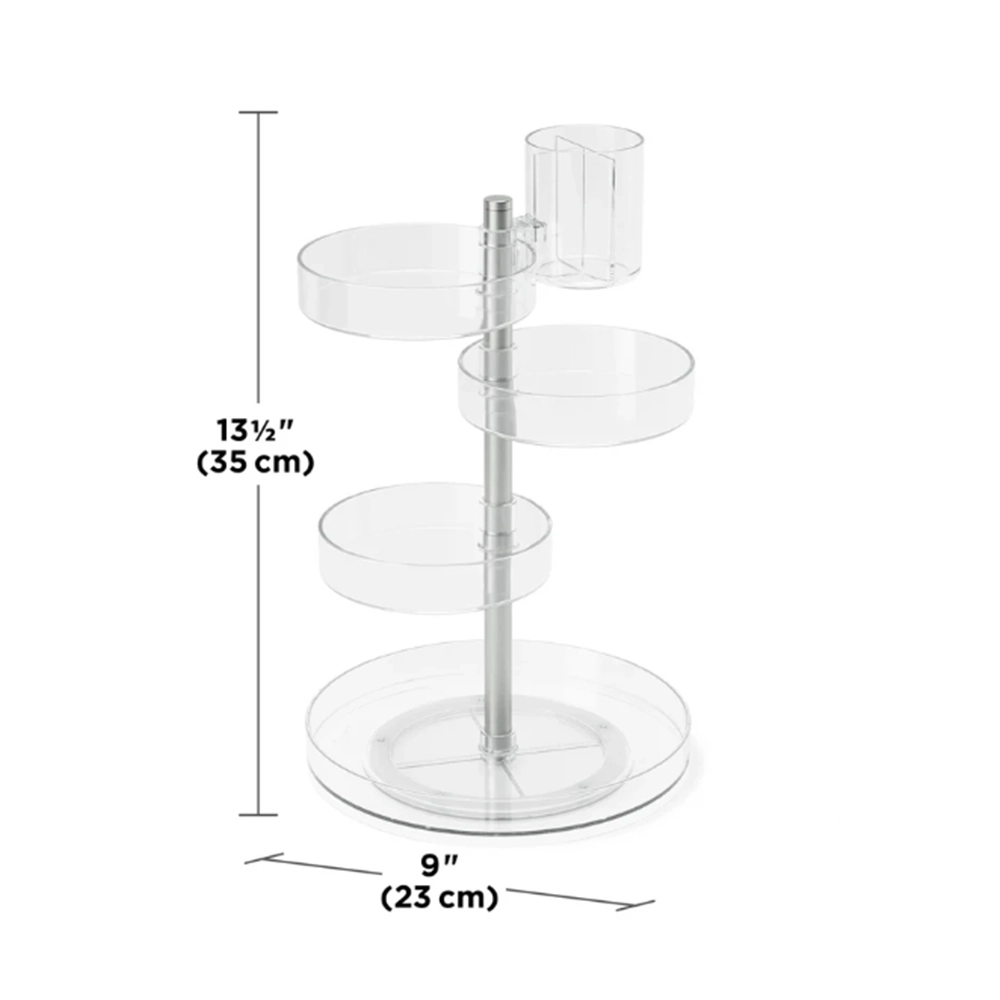 Organizador de Cosméticos Umbra Pirouette 23 X 23 X 35 Cm