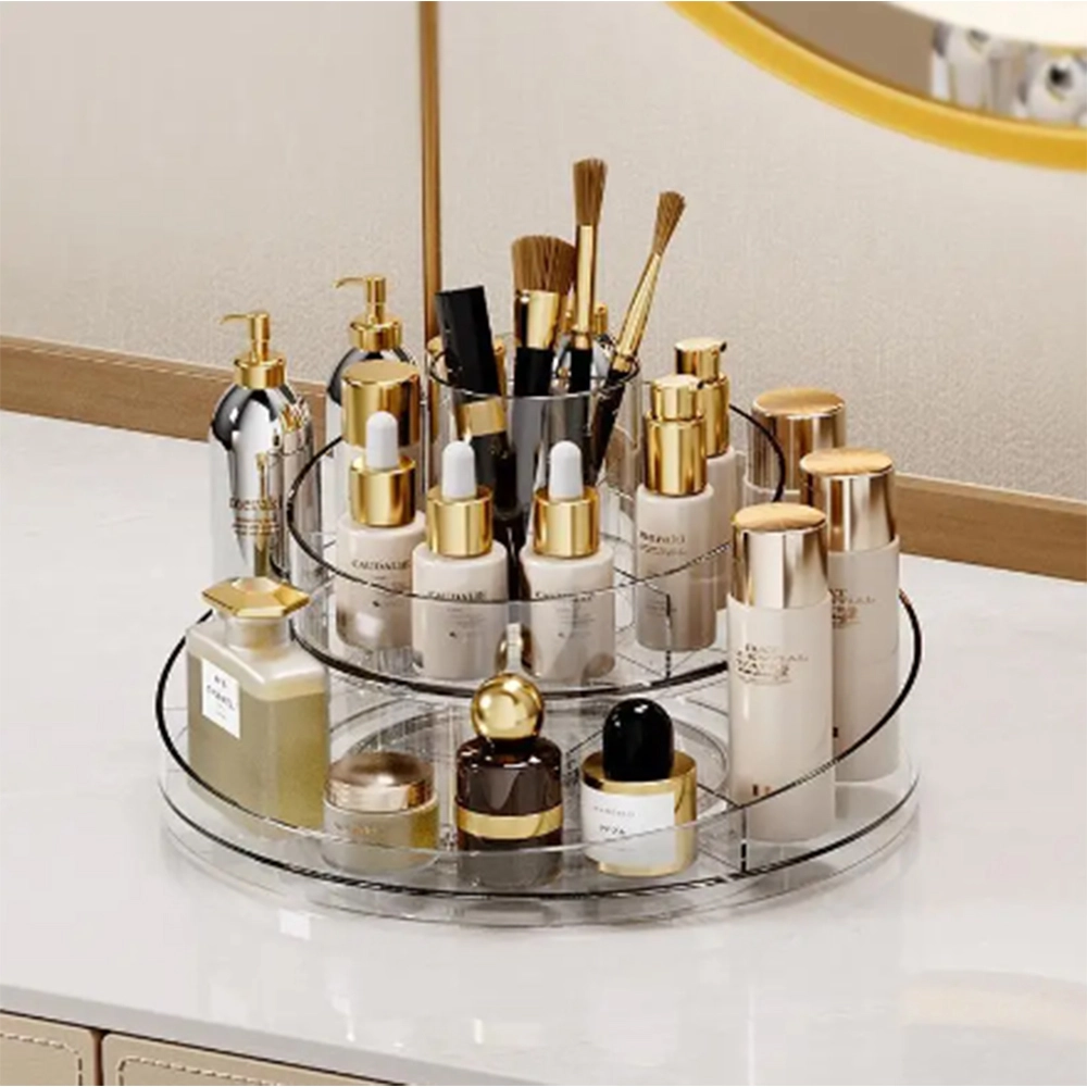 Organizador Redondo Giratório Com 8 Divisórias Paramount Elegance 26 Cm Organizador Redondo Giratório Com 8 Divisórias Paramount Elegance 26 Cm