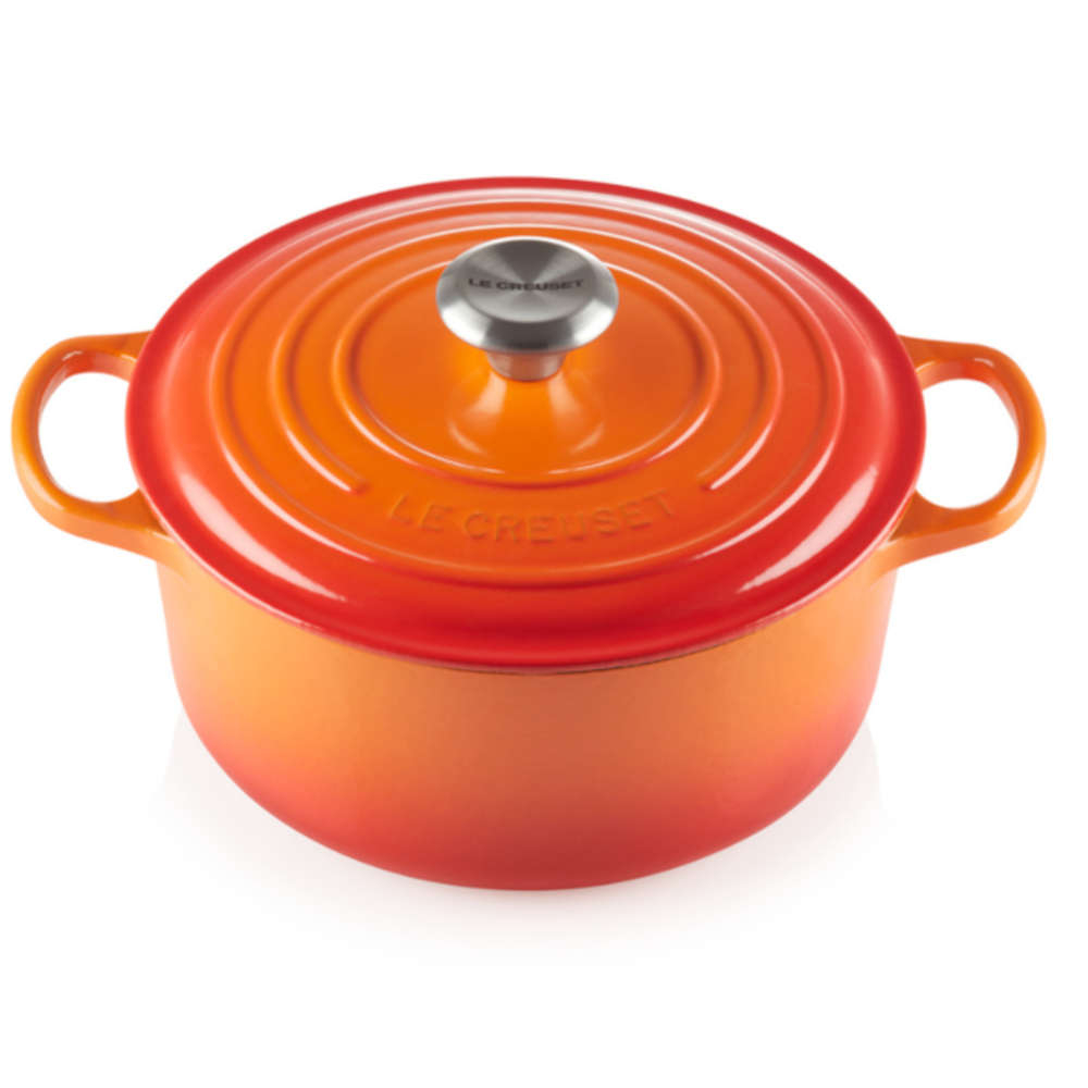Panela Redonda 30 Cm Signature Laranja Le Creuset
