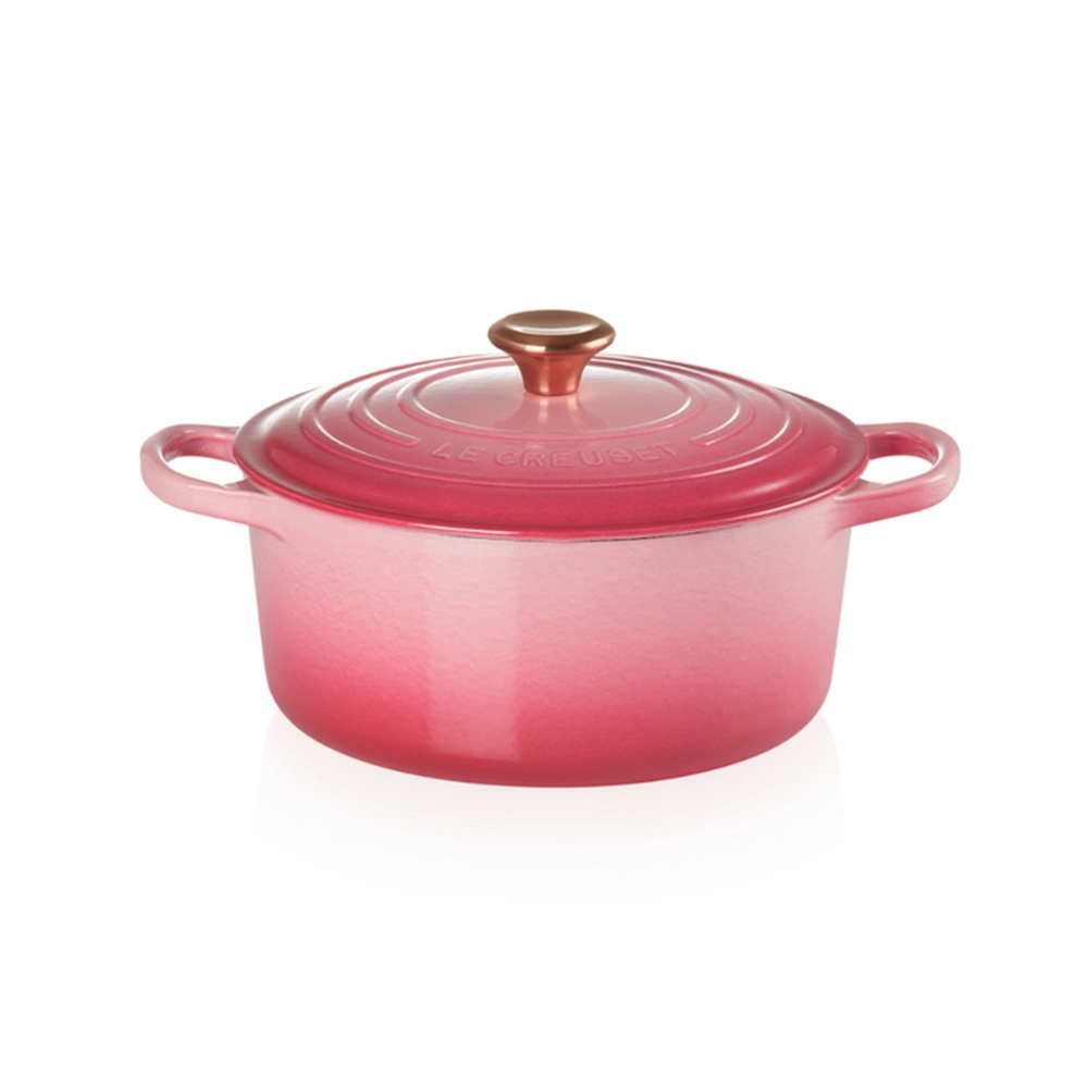 Panela Redonda Le Creuset Signature 24 Cm - Pegador Dourado