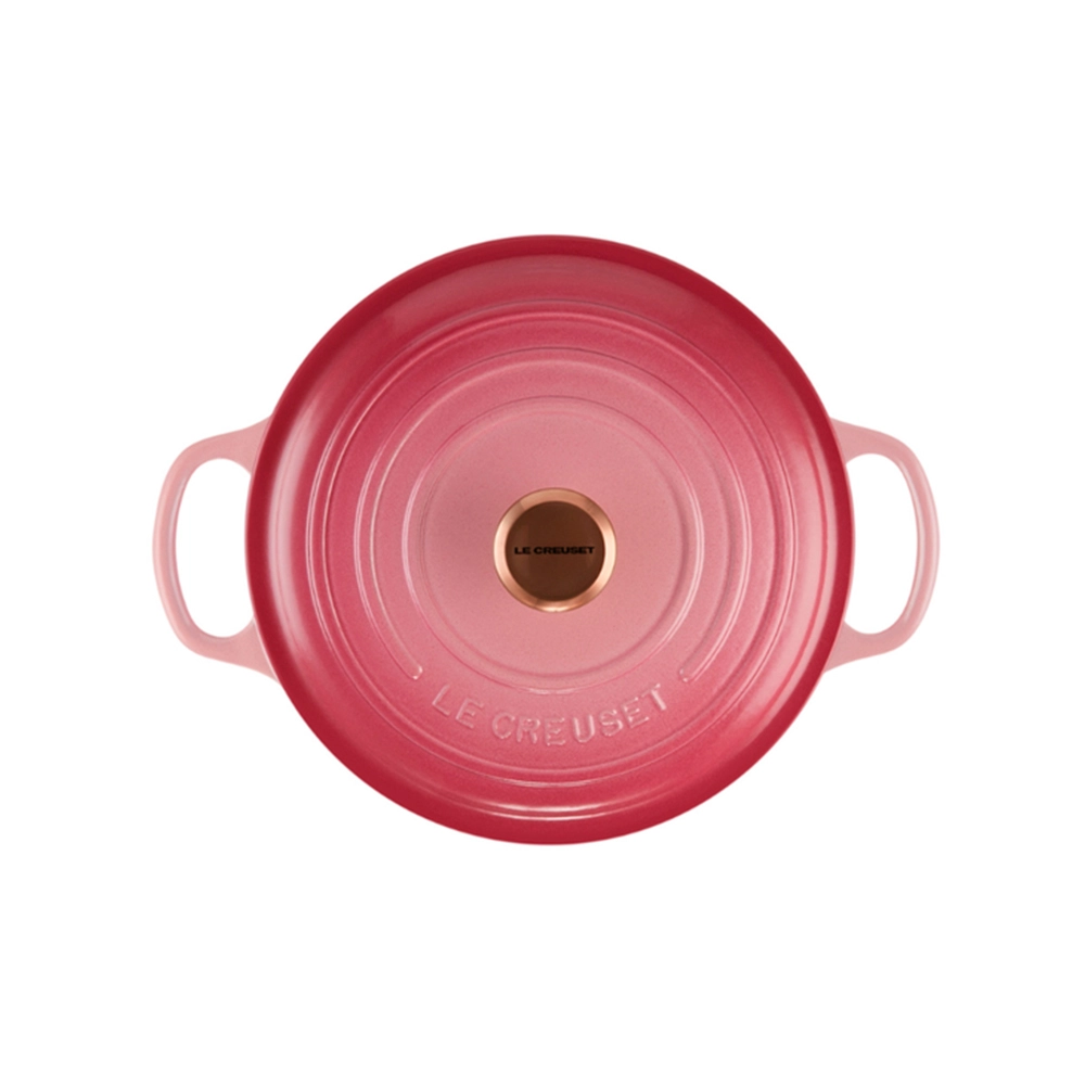 Panela Redonda Le Creuset Signature 24 Cm - Pegador Dourado