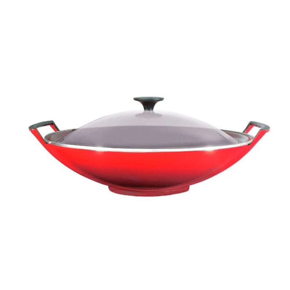 Panela Wok Com Tampa Le Creuset Tradition 36 Cm Panela Wok Com Tampa Le Creuset Tradition 36 Cm