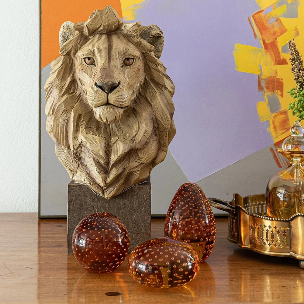 Peso Decorativo Bola G Cristal Ambar 9 Cm – Ca D’oro Peso Decorativo Bola G Cristal Ambar 9 Cm – Ca D’oro