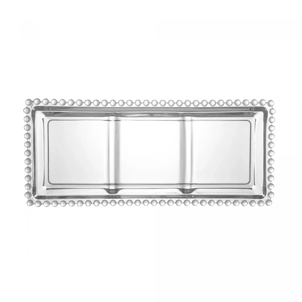 Petisqueira 3 Divisões Wolff Pearl 30 X 13 X 3 Cm