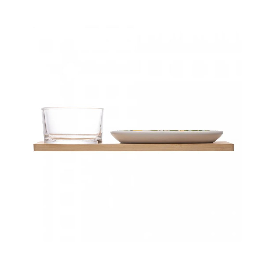 Petisqueira C/ 3 Pcs Lyor Siciliano 28 Cm