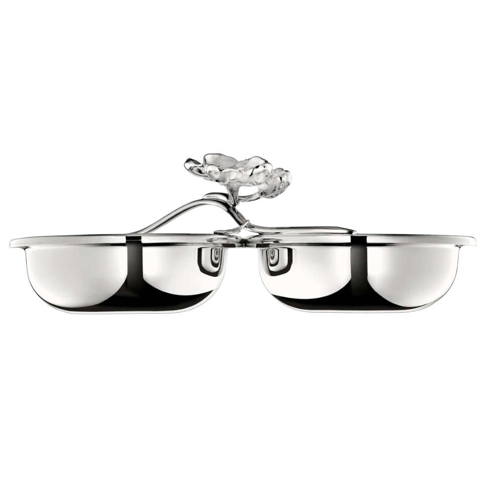 Petisqueira Com Duas Divisoes Anemone Belle Epoque Christofle