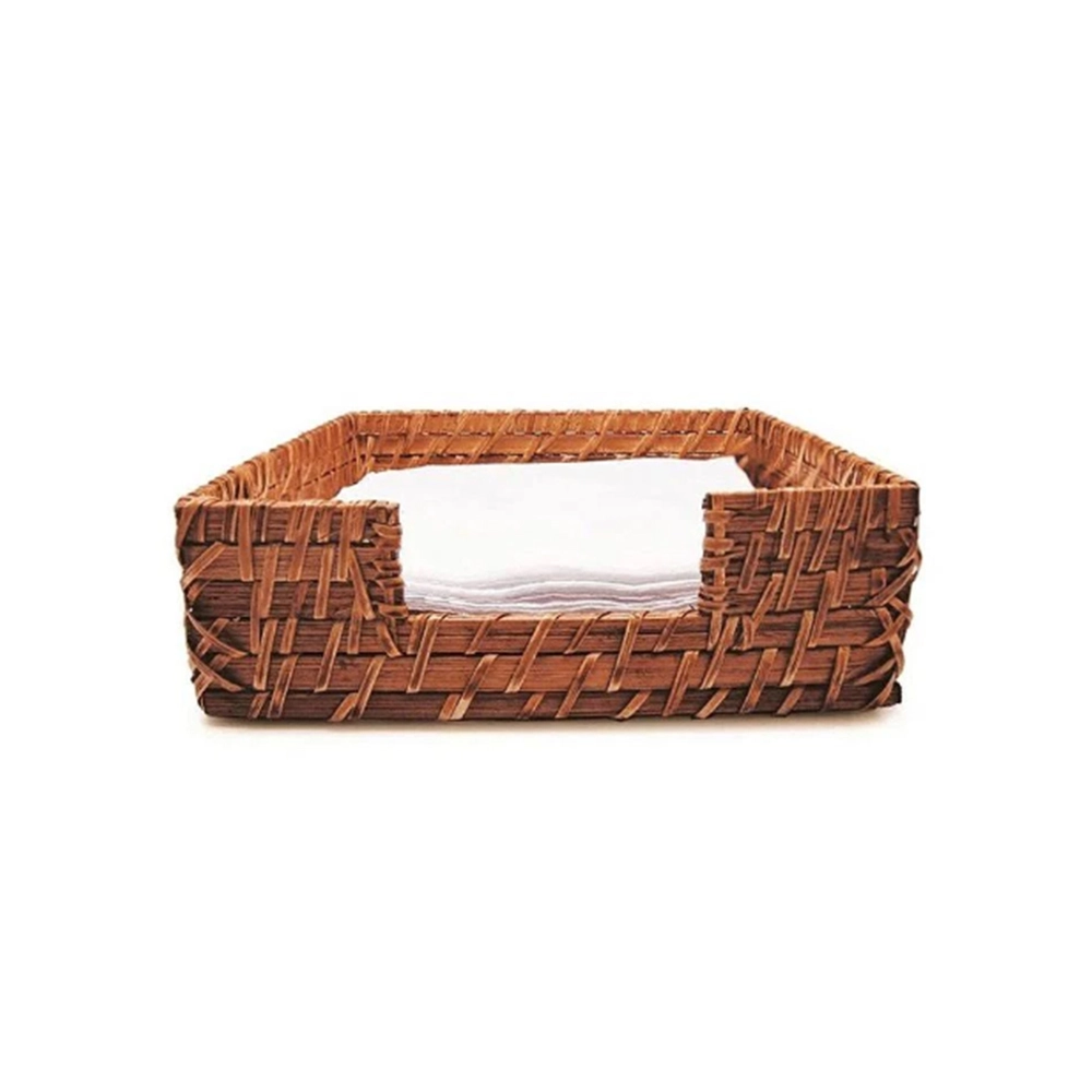 Porta Guardanapo Quadrado Hudson Home Rattan 6 X 18 X 18 Cm Porta Guardanapo Quadrado Hudson Home Rattan 6 X 18 X 18 Cm