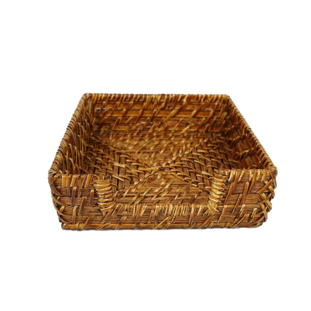 Porta Guardanapo Quadrado Hudson Home Rattan 6 X 18 X 18 Cm Porta Guardanapo Quadrado Hudson Home Rattan 6 X 18 X 18 Cm