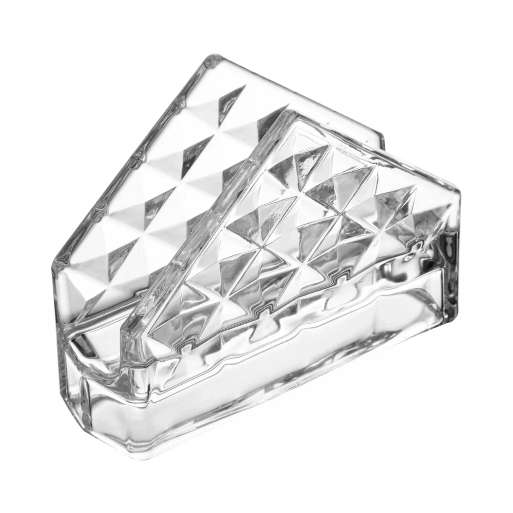 Porta Guardanapos de Cristal Ecologico Diamond