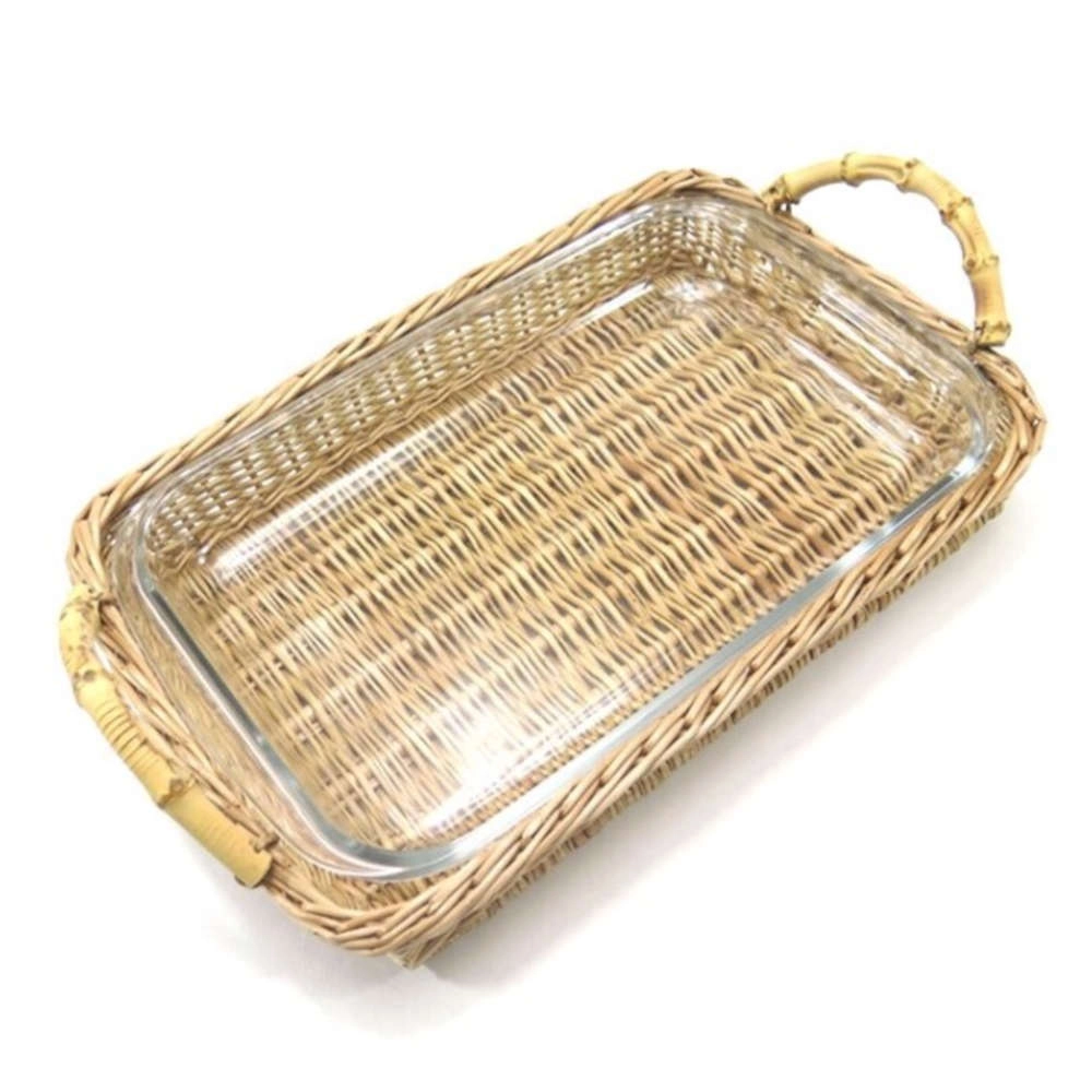 Porta Pirex Com Alca Sonia Pierry 39 X 26 X 8,5 Cm