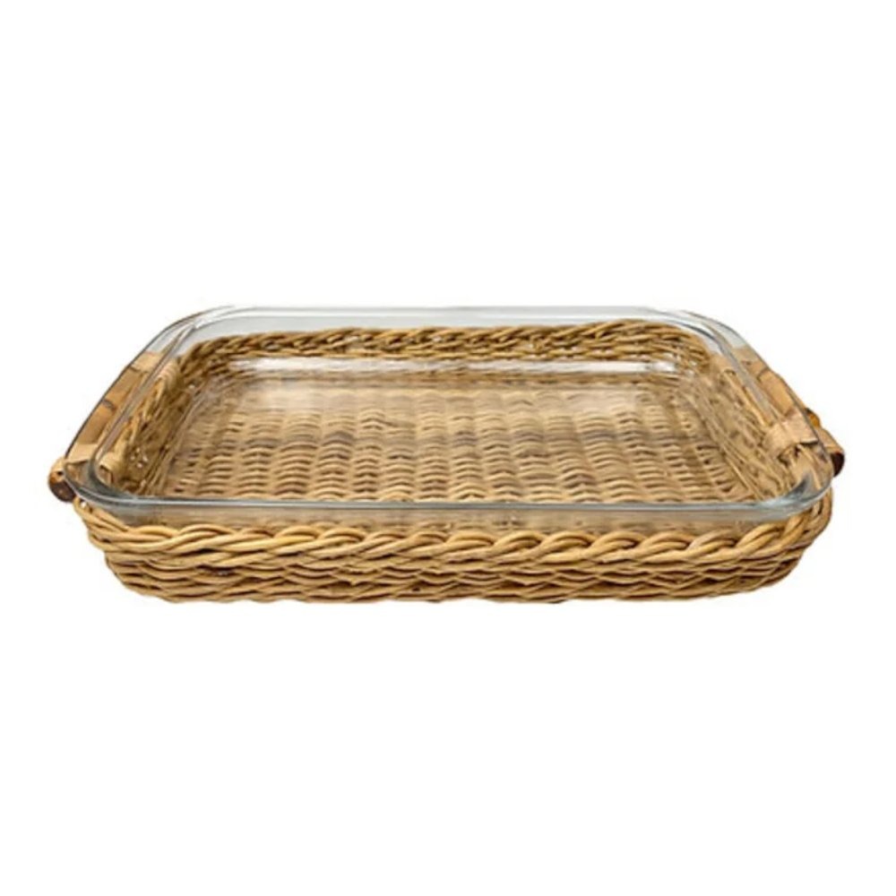 Porta Pirex Retangular Junco Grande 43 X 26 X 7 Cm