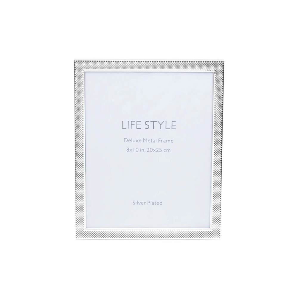 Porta-retrato de Aco Chess Prata 20cm X 25cm - Wolff Porta-retrato de Aco Chess Prata 20cm X 25cm - Wolff