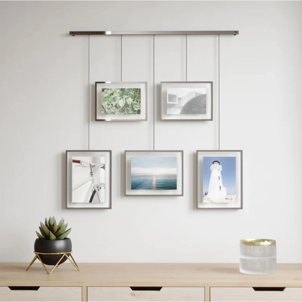 Porta Retrato de Parede Umbra Exhibit - 5 Peças