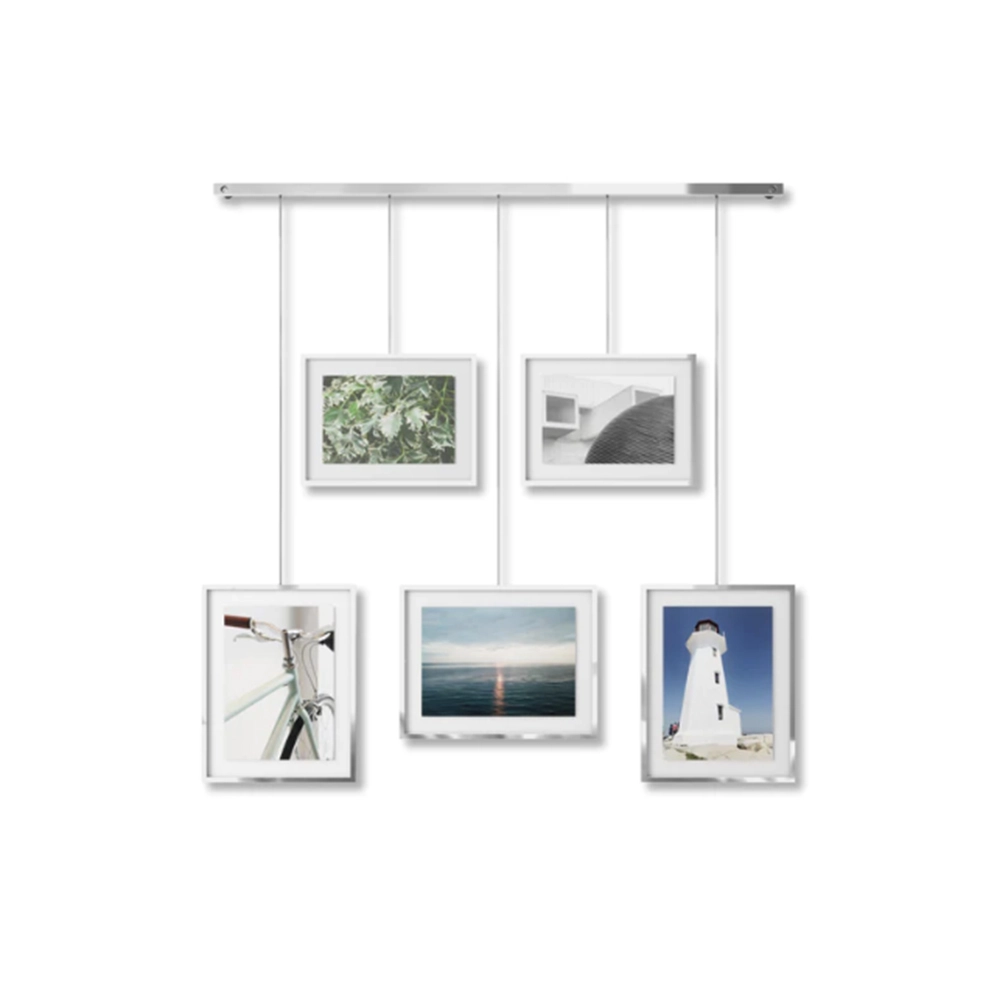 Porta Retrato de Parede Umbra Exhibit - 5 Peças