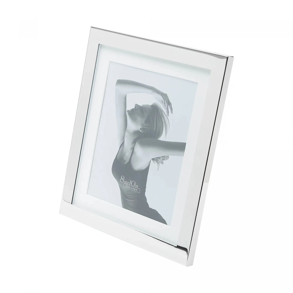 Porta Retrato Wolff Prateado 13 X 18 Cm