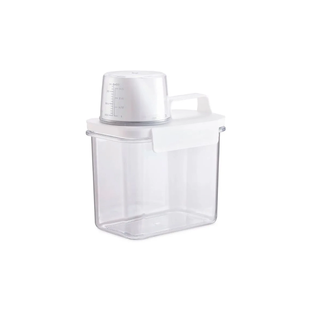 Pote Com Copo Medidor e Trava Oikos 1100 Ml Pote Com Copo Medidor e Trava Oikos 1100 Ml