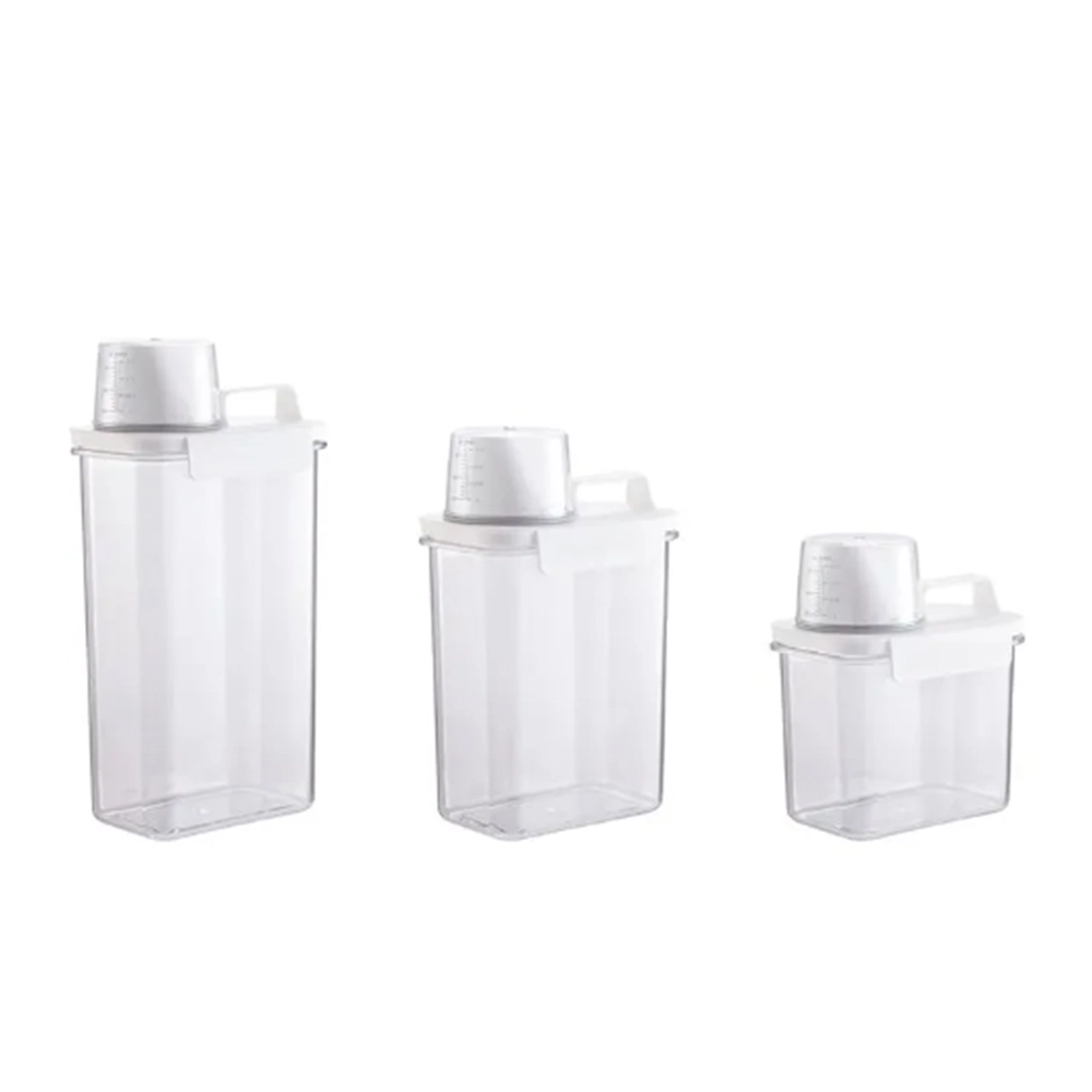 Pote Com Copo Medidor e Trava Oikos 1800 Ml