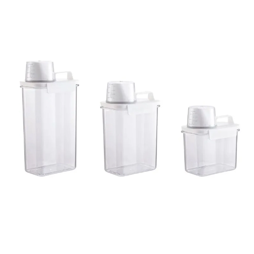 Pote Com Copo Medidor e Trava Oikos 2300 Ml