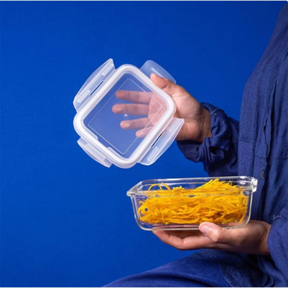 Pote Retangular Com Tampa Oikos 570 Ml Pote Retangular Com Tampa Oikos 570 Ml