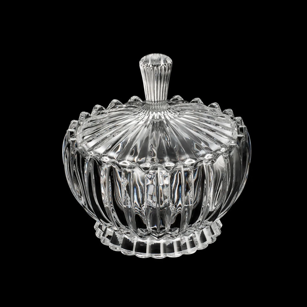 Potiche Decorativo Cristal Geneva 16,5 X 17x5 Cm - Wolff