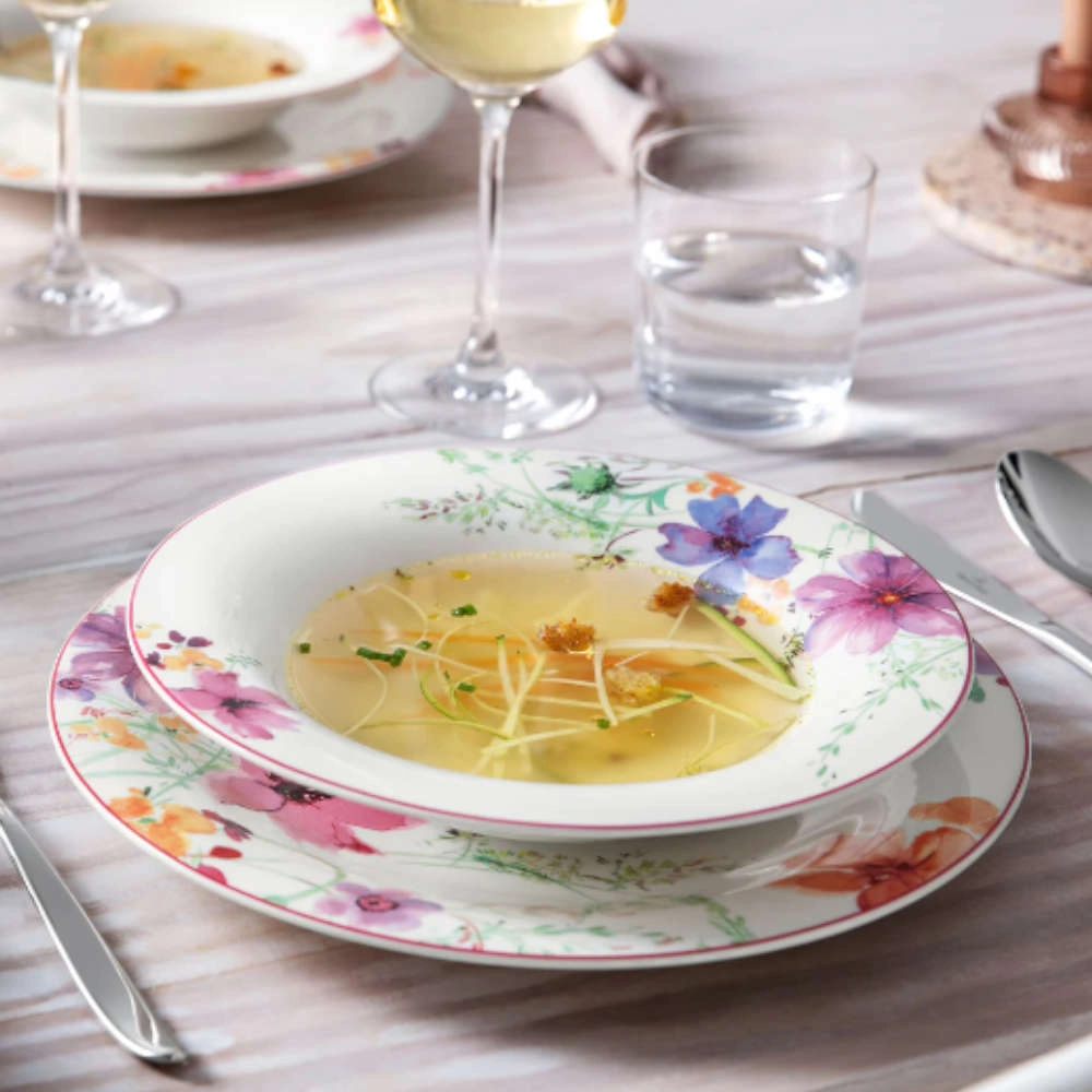 Prato Fundo Mariefleur Basic Villeroy e Boch Prato Fundo Mariefleur Basic Villeroy e Boch