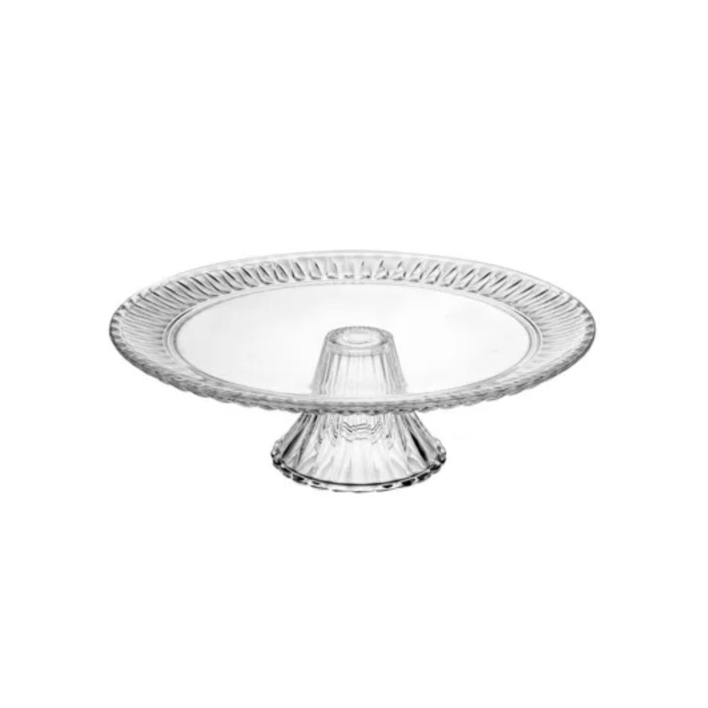 Prato P/ Bolo Com Pe Lyor Radial 31,5 Cm Prato P/ Bolo Com Pe Lyor Radial 31,5 Cm