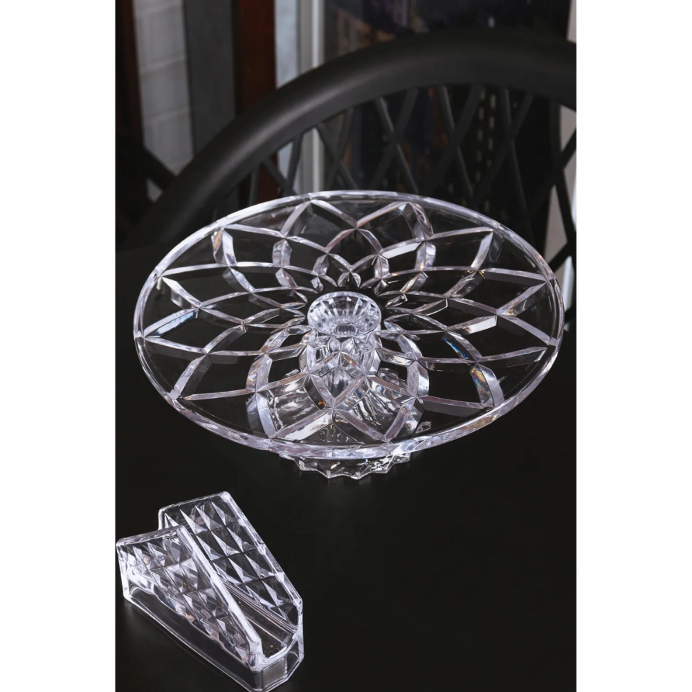 Prato P/ Bolo C/pe Diamond Prato P/ Bolo C/pe Diamond