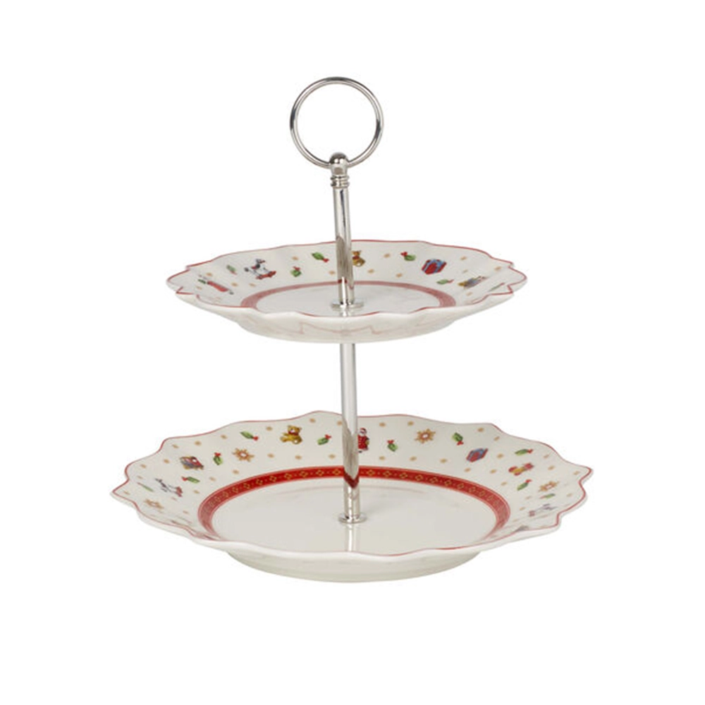 Prato Para Bolo 2 Andares Villeroy & Boch Toys Delight 25,5 X 25,5 X 6,5 Cm