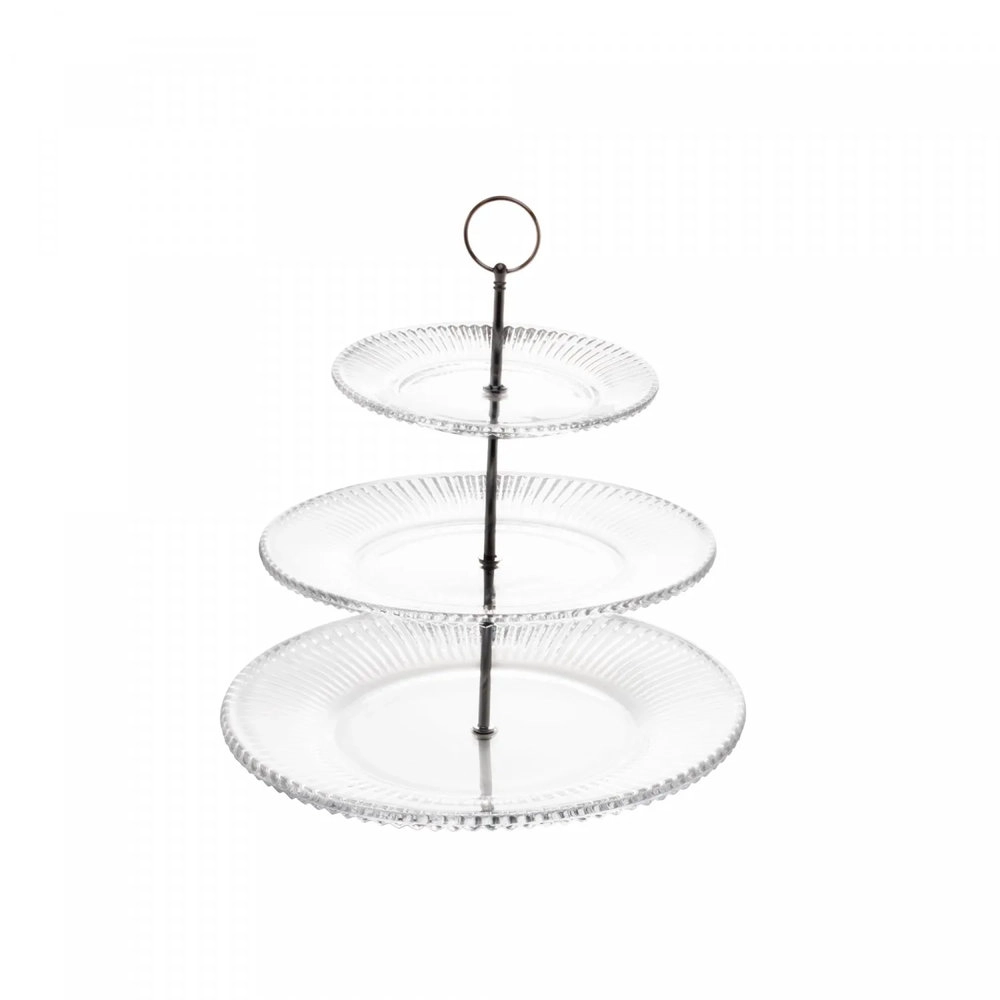 Prato Para Bolo 3 Andares Lyor Renaissance 35,5 Cm