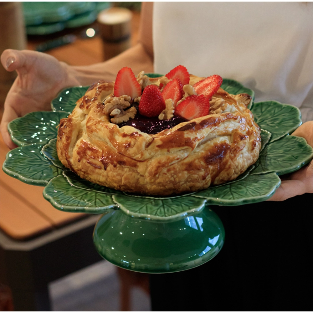 Prato Para Bolo Com Pe Bordallo Pinheiro Sardinheira Prato Para Bolo Com Pe Bordallo Pinheiro Sardinheira