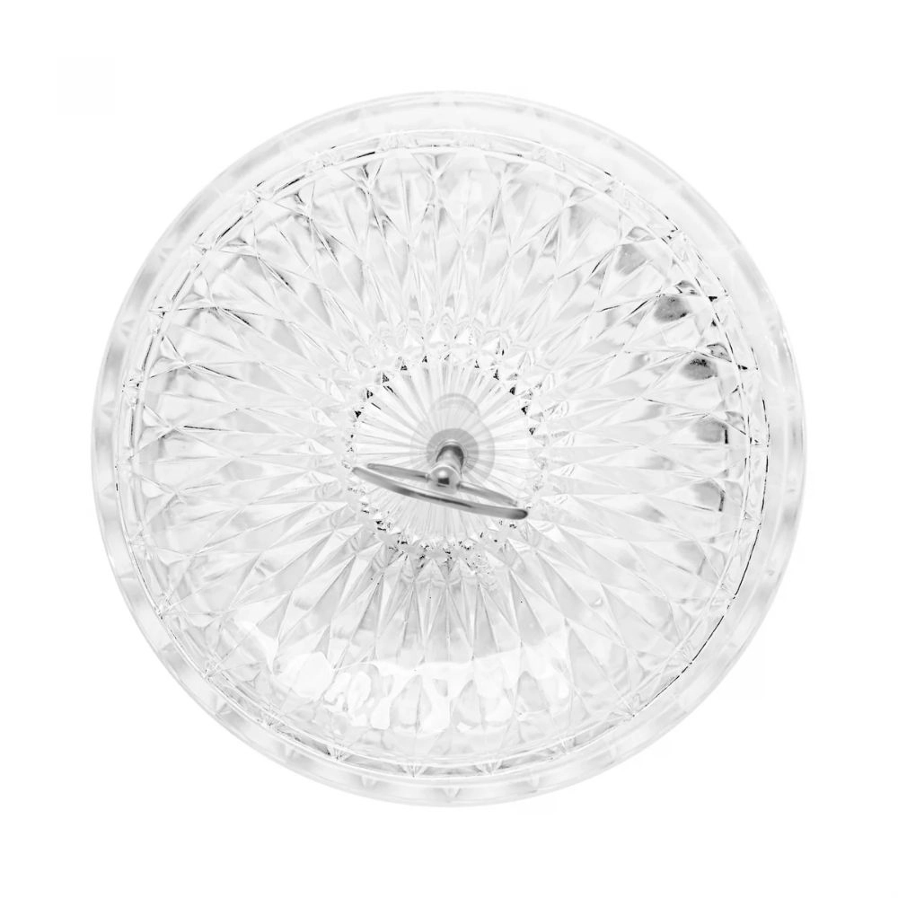 Porta Doces de Vidro 2 Andares Diamond