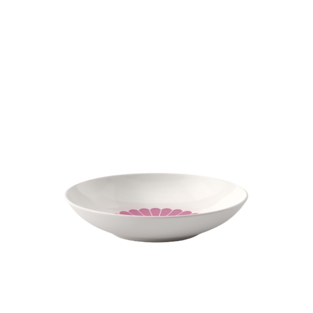 Prato Para Massa Villeroy e Boch Fleur Rosa 24 Cm Prato Para Massa Villeroy e Boch Fleur Rosa 24 Cm