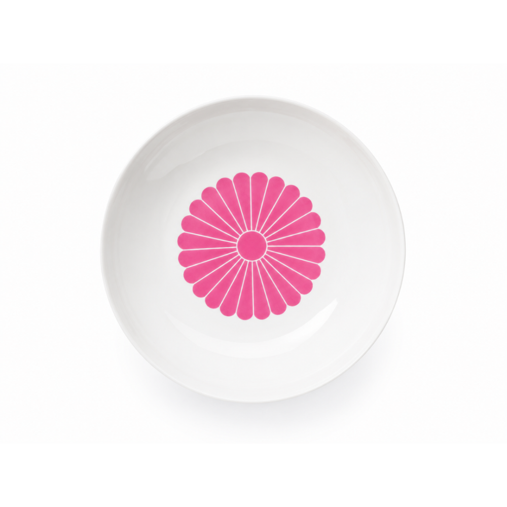 Prato Para Massa Villeroy e Boch Fleur Rosa 24 Cm Prato Para Massa Villeroy e Boch Fleur Rosa 24 Cm
