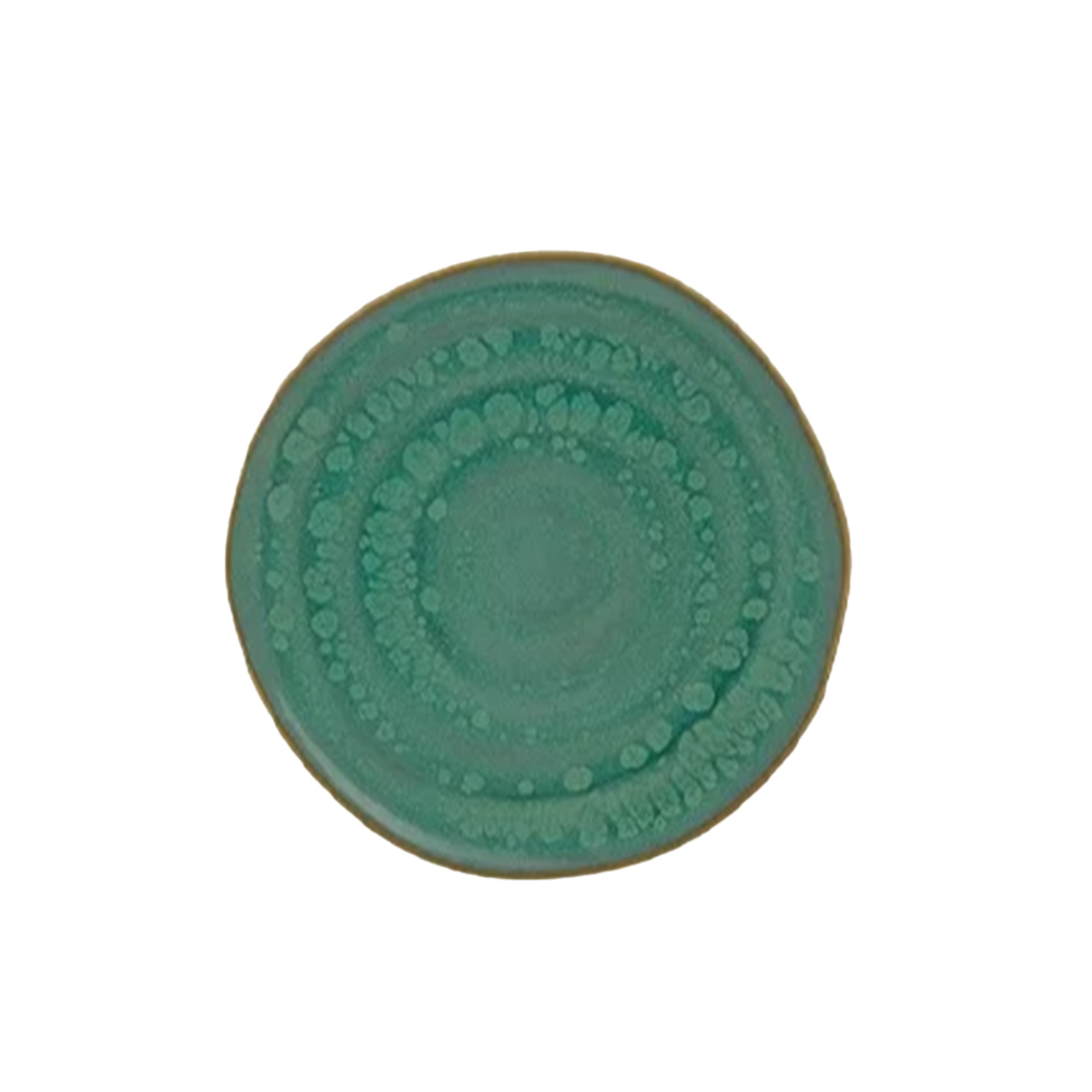 Prato Para Pao Casa Alegre Gemstone Jade 16 Cm