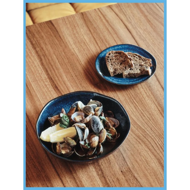 Prato Para Pao Casa Alegre Gemstone Lapis Lazuli 16 Cm Prato Para Pao Casa Alegre Gemstone Lapis Lazuli 16 Cm