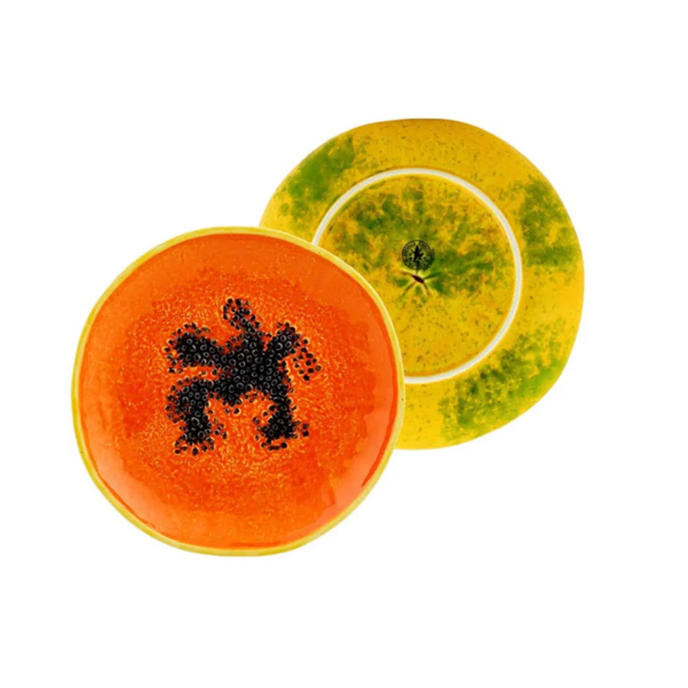 Prato Para Sobremesa Bordallo Pinheiro Papaia 21 Cm