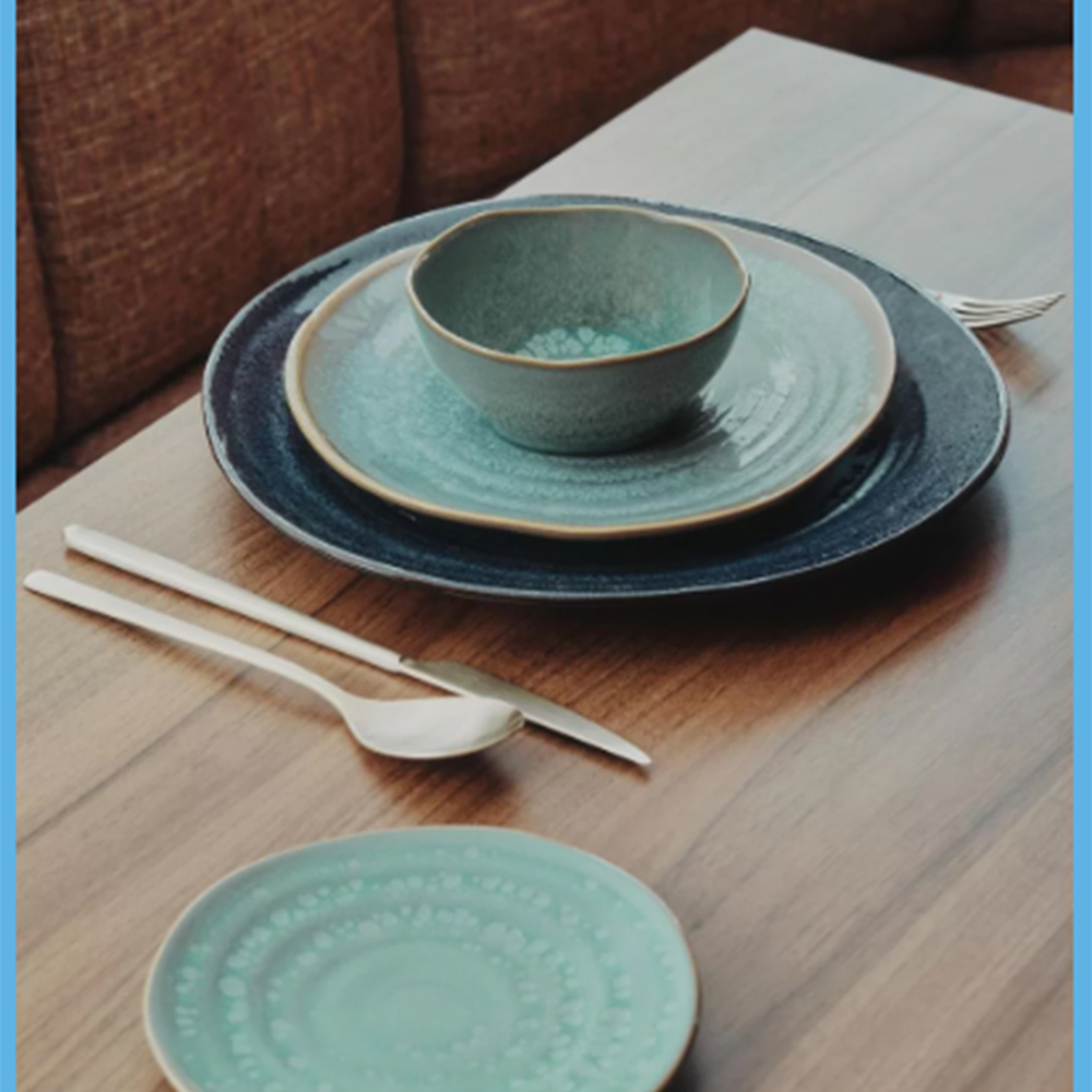 Prato Para Sobremesa Casa Alegre Gemstone Jade 22 Cm Prato Para Sobremesa Casa Alegre Gemstone Jade 22 Cm