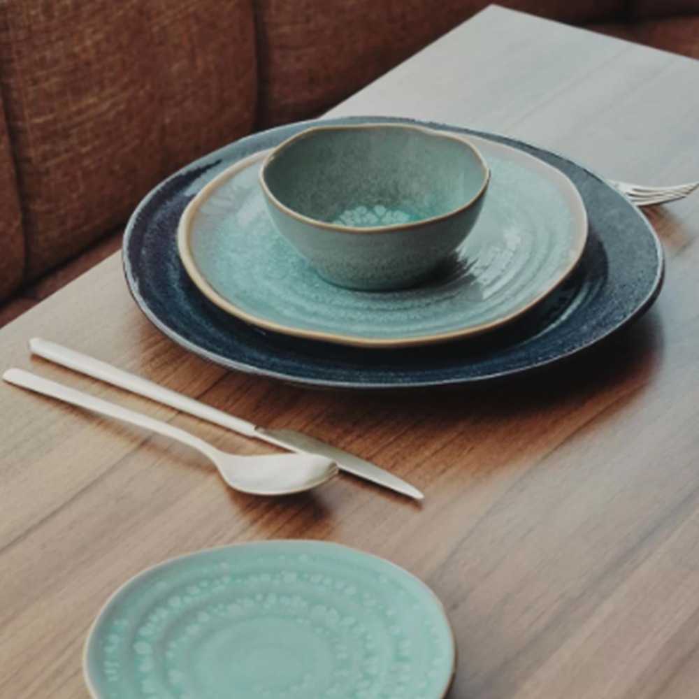 Prato Para Sobremesa Casa Alegre Gemstone Lapis Lazuli 22 Cm Prato Para Sobremesa Casa Alegre Gemstone Lapis Lazuli 22 Cm