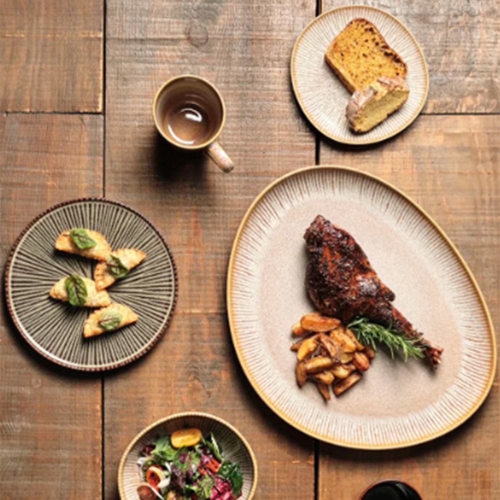 Prato Para Sobremesa Casa Alegre Shangri-la 22 Cm