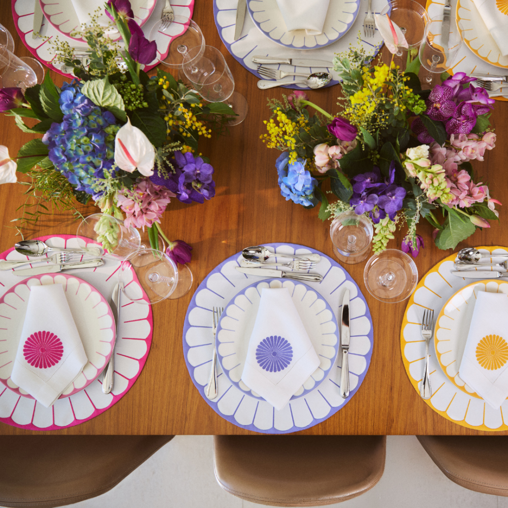 Prato Para Sobremesa Villeroy e Boch Fleur Rosa 21 Cm