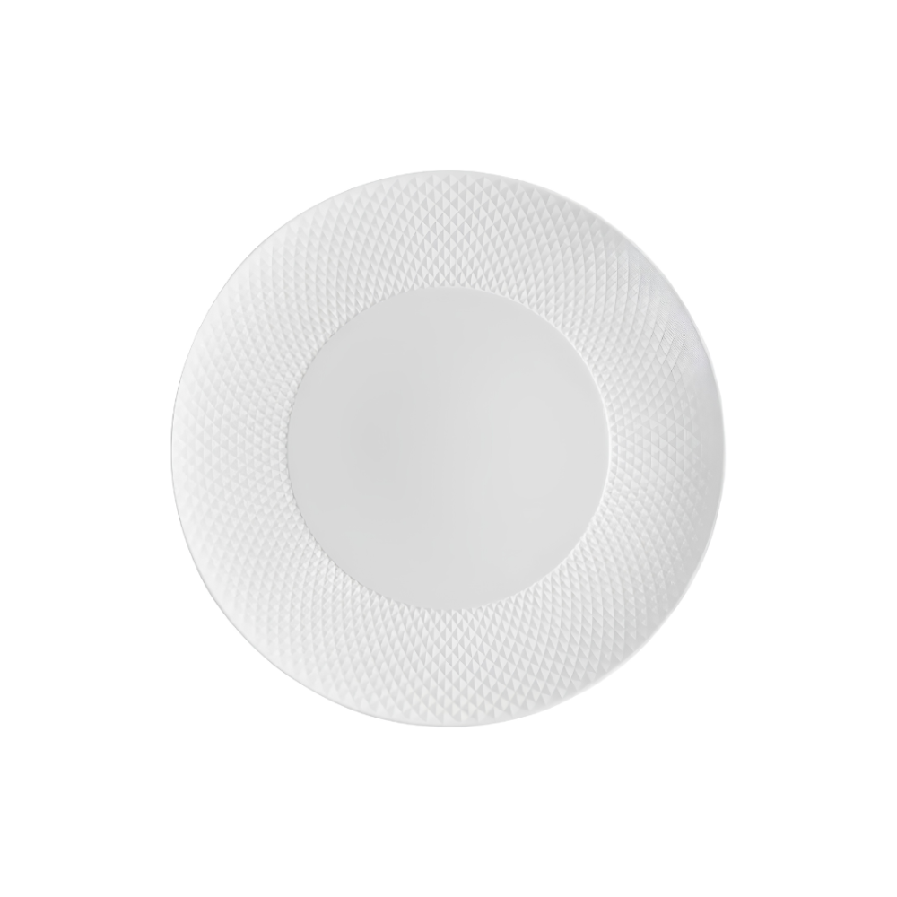 Prato Raso Biscuit Bicos Vista Alegre 28 Cm Prato Raso Biscuit Bicos Vista Alegre 28 Cm