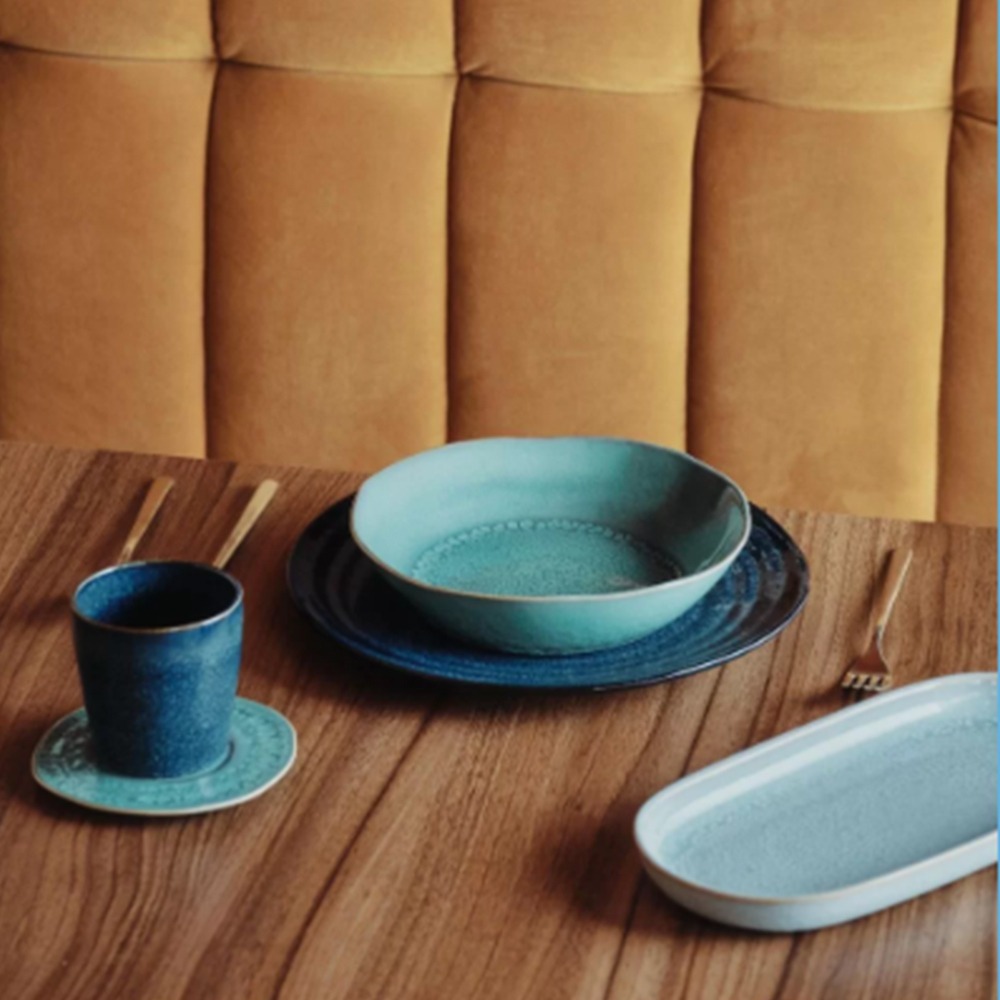 Prato Raso Casa Alegre Gemstone Lapis Lazuli 28 Cm